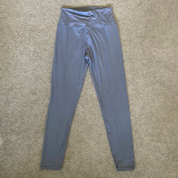 Amazon Brand Gray Leggings Super Stretch Size L - Picture 1 of 1
